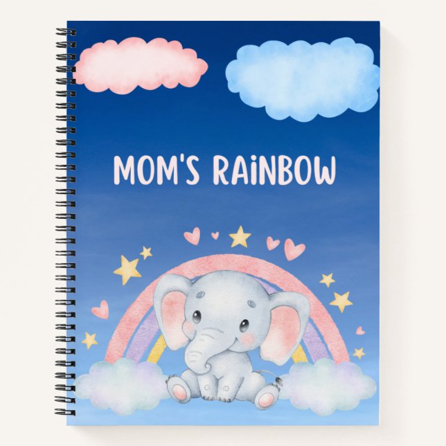 Mom's Rainbow A Journal for Your Rainbow Baby  (Front)