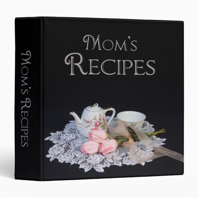 Mom's Recipes Binder (Front/Spine)