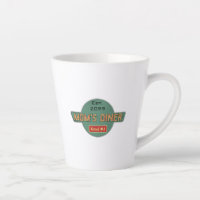 Mom's Retro Diner Latte Mug