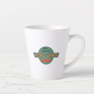 Mom's Retro Diner Latte Mug