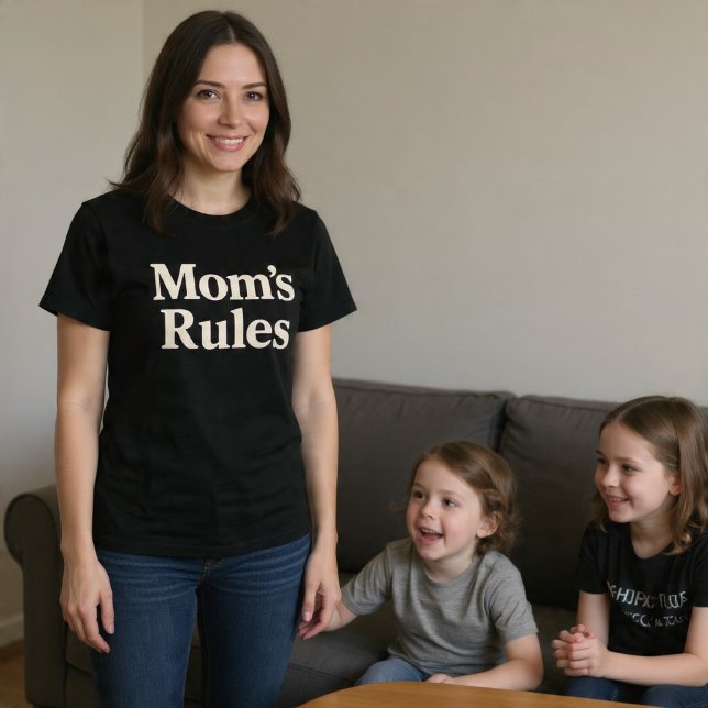 Mom's Rules T-Shirt (Creator Uploaded)