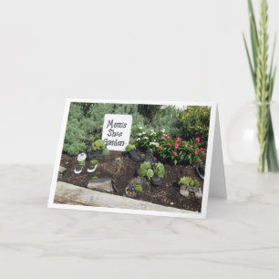 Mom's Shoe Garden Card