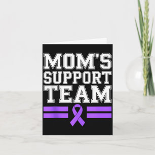 Mom's support team family lupus awareness sle card
