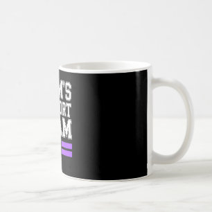 Mom's support team family lupus awareness sle coffee mug