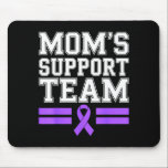 Mom's support team family lupus awareness sle mouse pad<br><div class="desc">Mom's support team family lupus awareness sle purple ribbon</div>