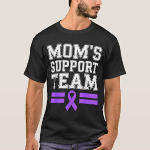 Mom's support team family lupus awareness sle T-Shirt