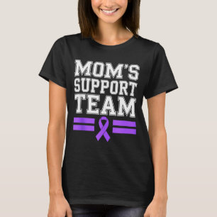 Mom's support team family lupus awareness sle T-Shirt