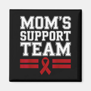 Mom's support team family multiple myeloma cancer magnet