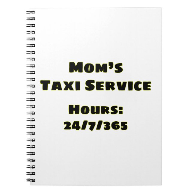 Mom's Taxi Notebook (Front)