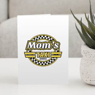 Mom's Taxi Service Holiday Card