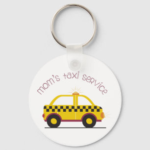 Moms Taxi Service Keychain