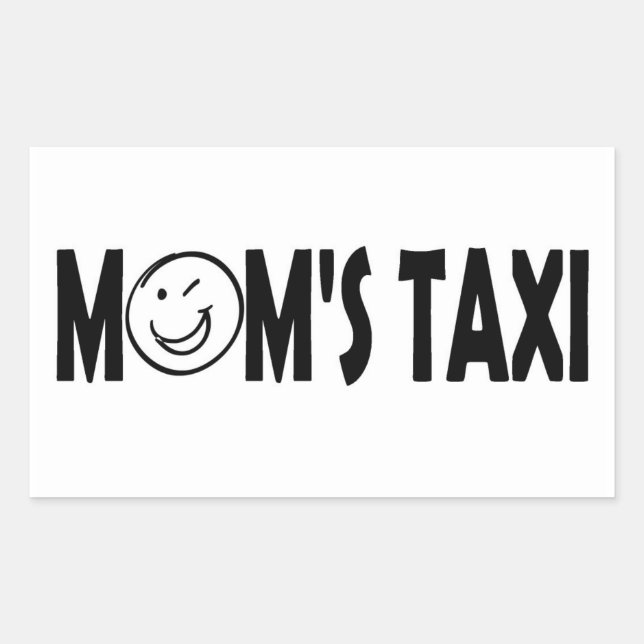 MOM's TAXI Sticker (Front)