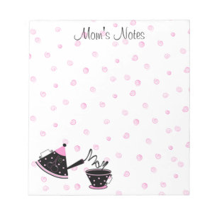 Mom's Tea Pot Notepad