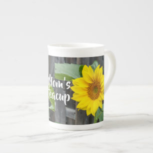 Mom's Teacup by RoseWrites Bone China Mug
