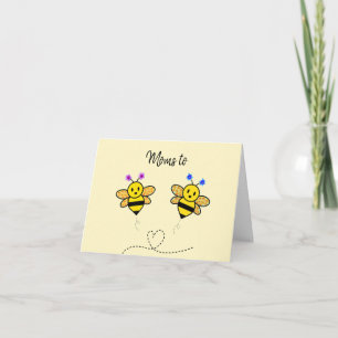 Moms to Bee Congratulations on your happy news Card