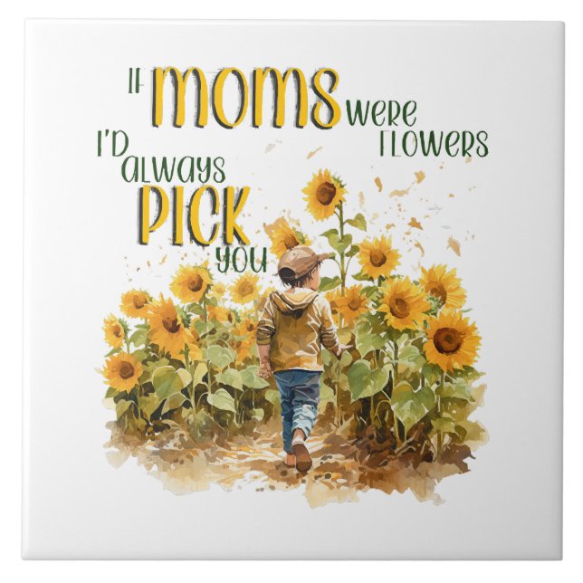 moms were flowers tile (Front)