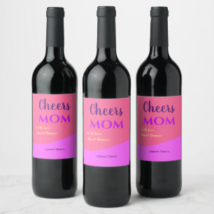 Mom's Wine Label Set