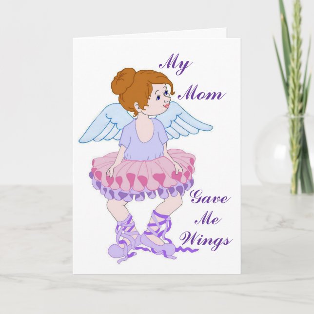 Mom's Wings Card (Front)