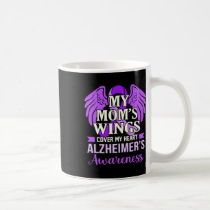 Mom's Wings Cover My Heart Heimerheimer's Awarenes Coffee Mug