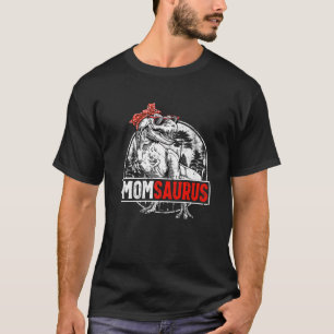 Momsaurus T Rex Dinosaurs Bandana Saurus Family Ma T-Shirt
