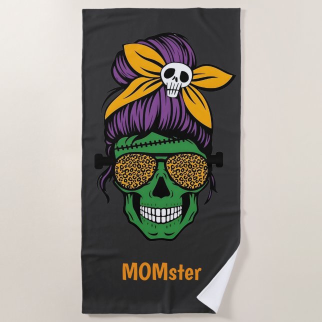 MOMster Beach Towel (Front)