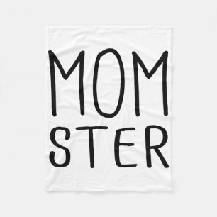 Momster Couples Halloween Costume Shirt  Fleece Blanket