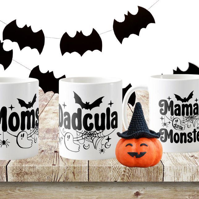 Momster, Dadcula, and Mama's Monster Matching  Coffee Mug (Creator Uploaded)