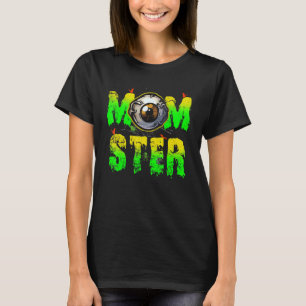 Momster Eye Scary Costume Mom Monster  Family Hall T-Shirt