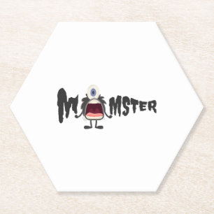 Momster Halloween   Paper Coaster