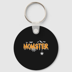 Momster Mom Mommy Matching Family Halloween Costum Keychain