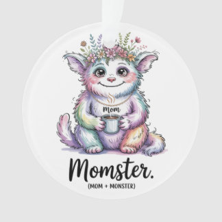 Momster. (Mom + Monster) Ornament
