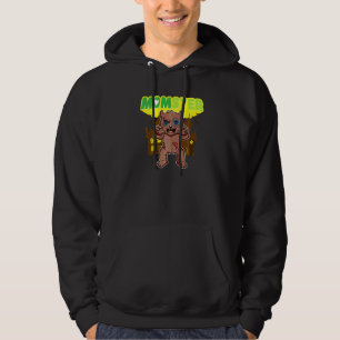 Momster Monster Mom Scary Halloween Mommy Creepy C Hoodie