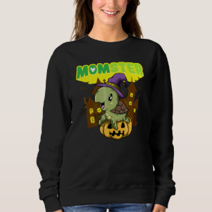 Momster Monster Mom Scary Halloween Mommy Creepy C Sweatshirt