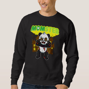 Momster Monster Mom Scary Halloween Mommy Creepy C Sweatshirt