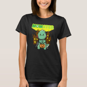 Momster Monster Mom Scary Halloween Mommy Creepy C T-Shirt