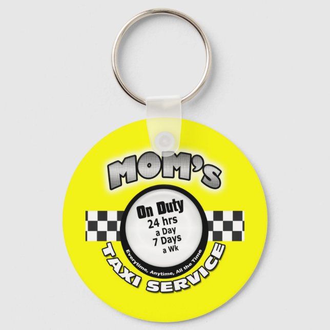 MomTaxi Keychain (Front)