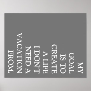 MON AFFICHE DE BUT PAR GINA