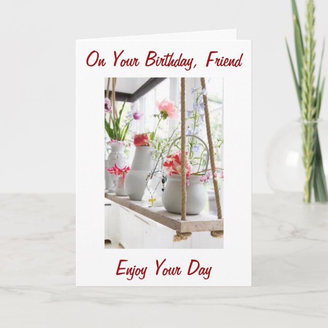 MON AMI VOUS DIT MA CARTE D'ANNIVERSAIRE (Devant)