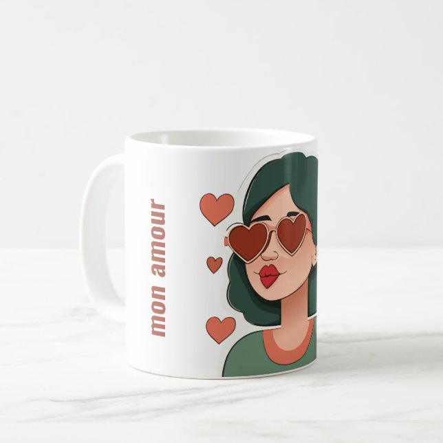 Mon Amour Coffee Mug (Front Left)