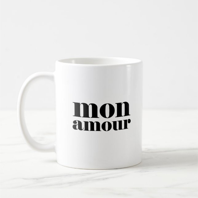 Mon Amour Coffee Mug (Left)