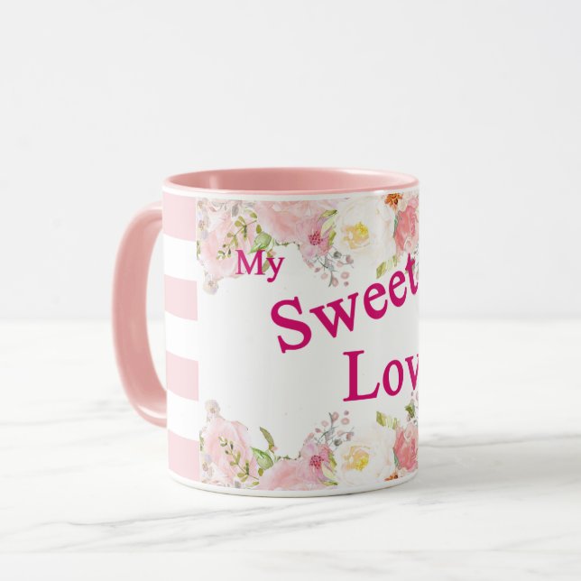 Mon amour doux Mug (Devant gauche)