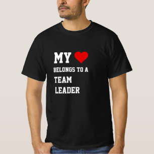 Mon Appartenance À Un T-Shirt Chef D'Équipe