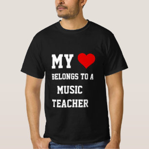 Mon Appartenance À Un T-Shirt De Professeur De Mus