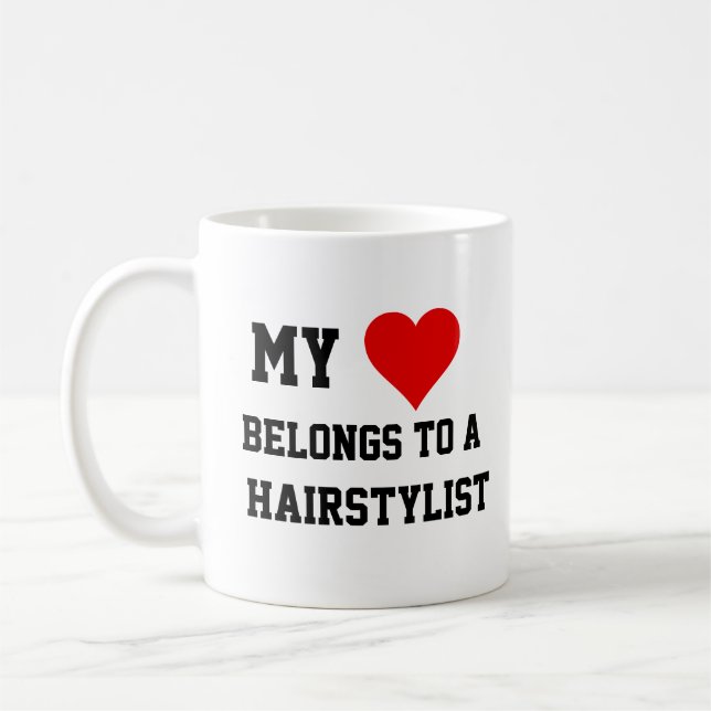 Mon Appartenance À Une Mug Coiffeuse (Gauche)