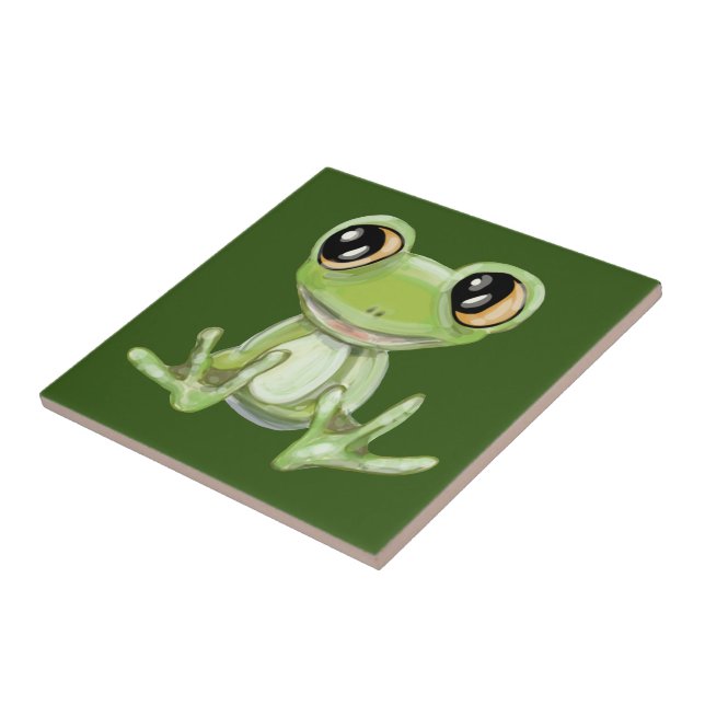 Mon autre carreaux en céramique ami de grenouille  (Côté)