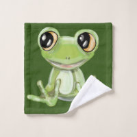 Mon autre serviette de lavage ami grenouille verte