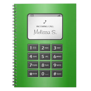 Mon autre téléphone - carnet vert