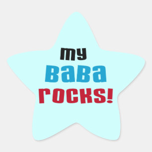 Mon Baba Rocks Stickers
