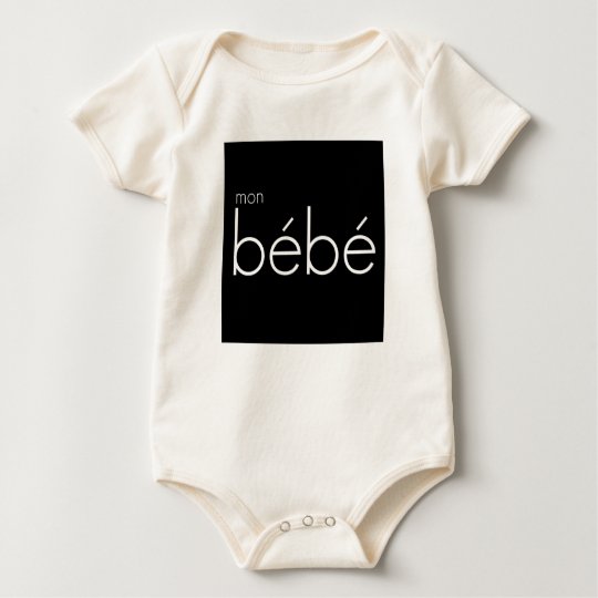 mon bébé | American Apparel Organic Bodysuit BL, N