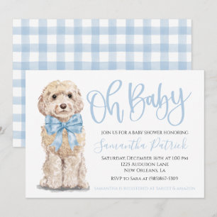 Mon bébé ! Invitation de Baby shower de Chien Chie